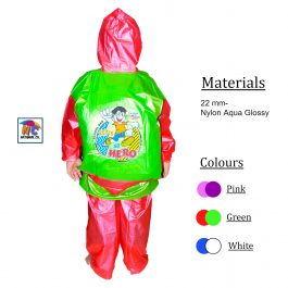 Hero Nylon PVC Premium Quality Kids Raincoat