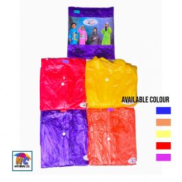 Queen PVC Full Length Premium Raincoat – Orange, M